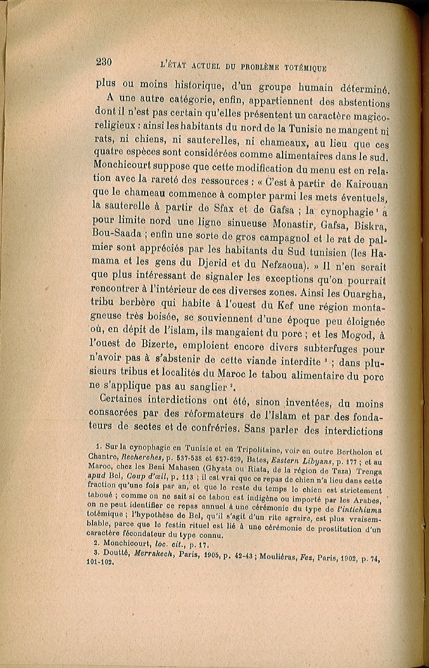 Arnold Van Gennep, l'État Actuel du Problème Totémique, 1920 / Arnold Van Gennep, l'État Actuel du Problème Totémique, 1920 / Van Gennep, Arnold /