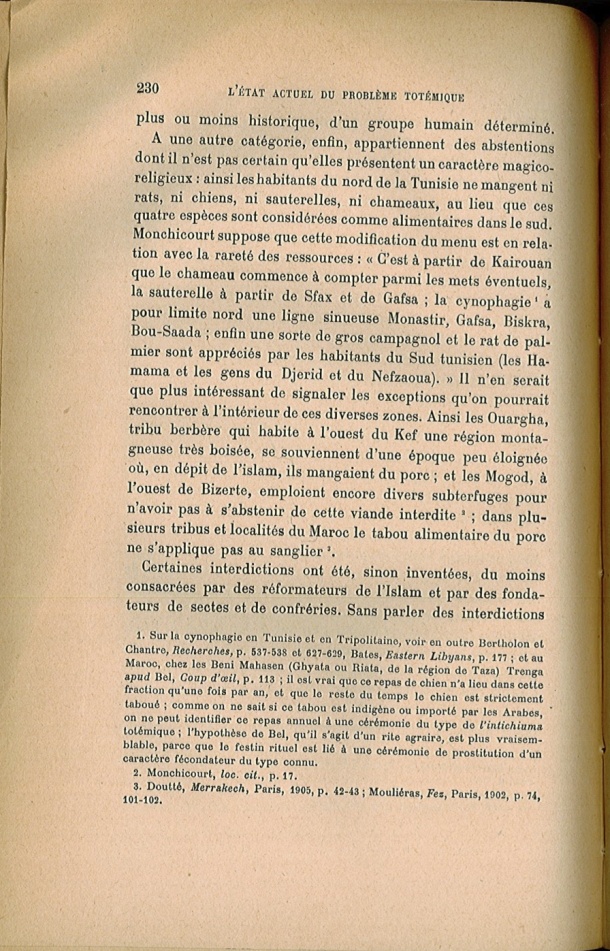 Arnold Van Gennep, l'État Actuel du Problème Totémique, 1920 / Arnold Van Gennep, l'État Actuel du Problème Totémique, 1920 / Van Gennep, Arnold / 