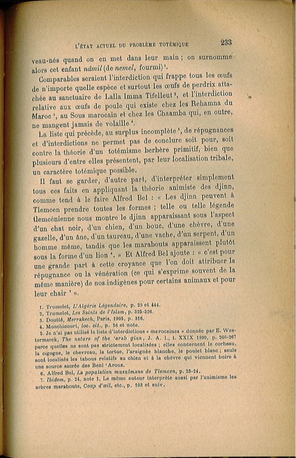 Arnold Van Gennep, l'État Actuel du Problème Totémique, 1920 / Arnold Van Gennep, l'État Actuel du Problème Totémique, 1920 / Van Gennep, Arnold /