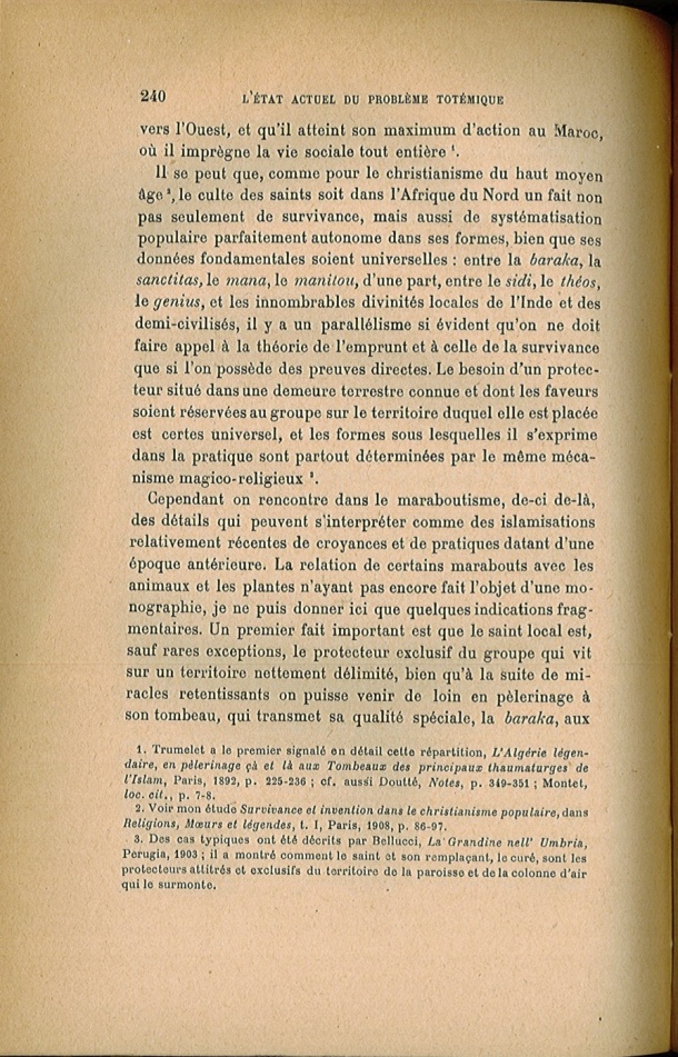 Arnold Van Gennep, l'État Actuel du Problème Totémique, 1920 / Arnold Van Gennep, l'État Actuel du Problème Totémique, 1920 / Van Gennep, Arnold / 