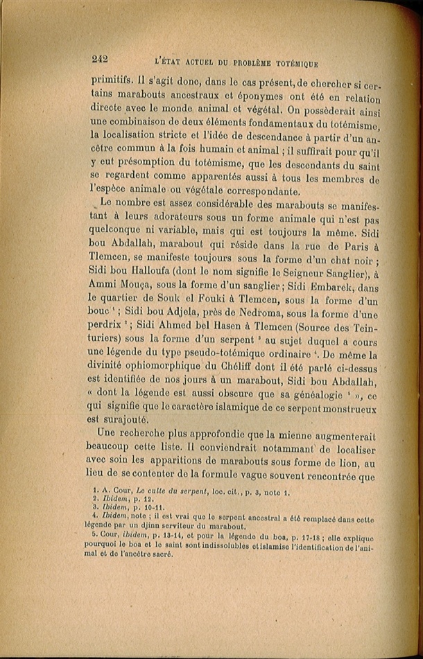 Arnold Van Gennep, l'État Actuel du Problème Totémique, 1920 / Arnold Van Gennep, l'État Actuel du Problème Totémique, 1920 / Van Gennep, Arnold / 