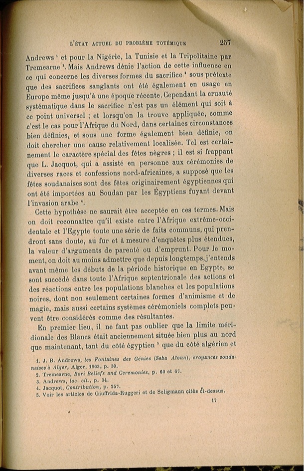 Arnold Van Gennep, l'État Actuel du Problème Totémique, 1920 / Arnold Van Gennep, l'État Actuel du Problème Totémique, 1920 / Van Gennep, Arnold /
