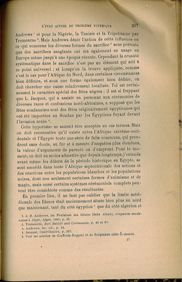 Arnold Van Gennep, l'État Actuel du Problème Totémique, 1920 / Arnold Van Gennep, l'État Actuel du Problème Totémique, 1920 / Van Gennep, Arnold / 