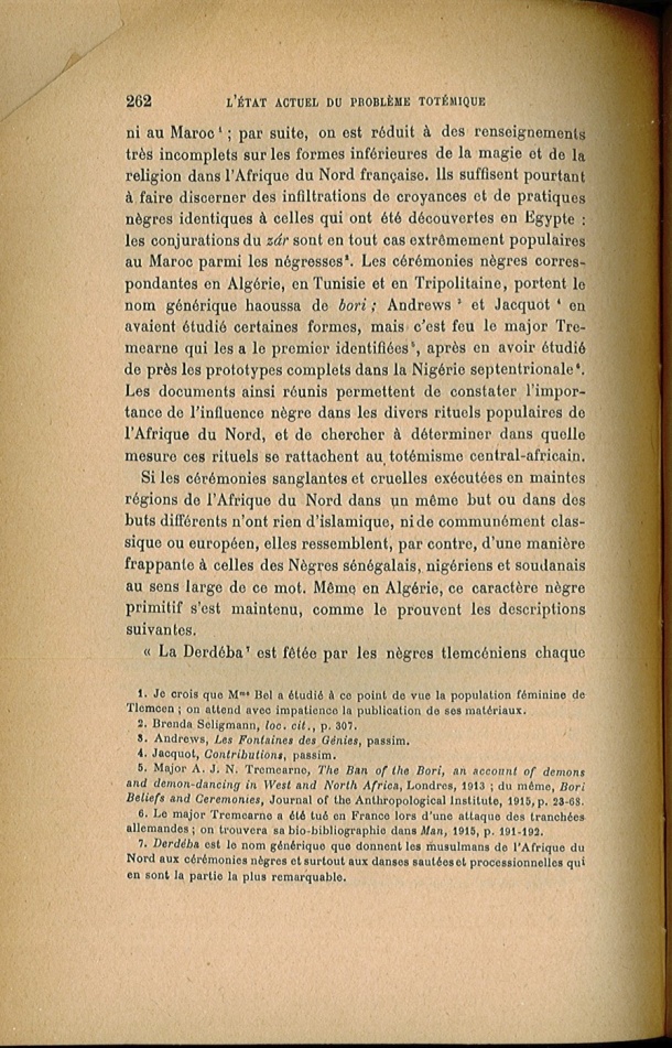 Arnold Van Gennep, l'État Actuel du Problème Totémique, 1920 / Arnold Van Gennep, l'État Actuel du Problème Totémique, 1920 / Van Gennep, Arnold / 