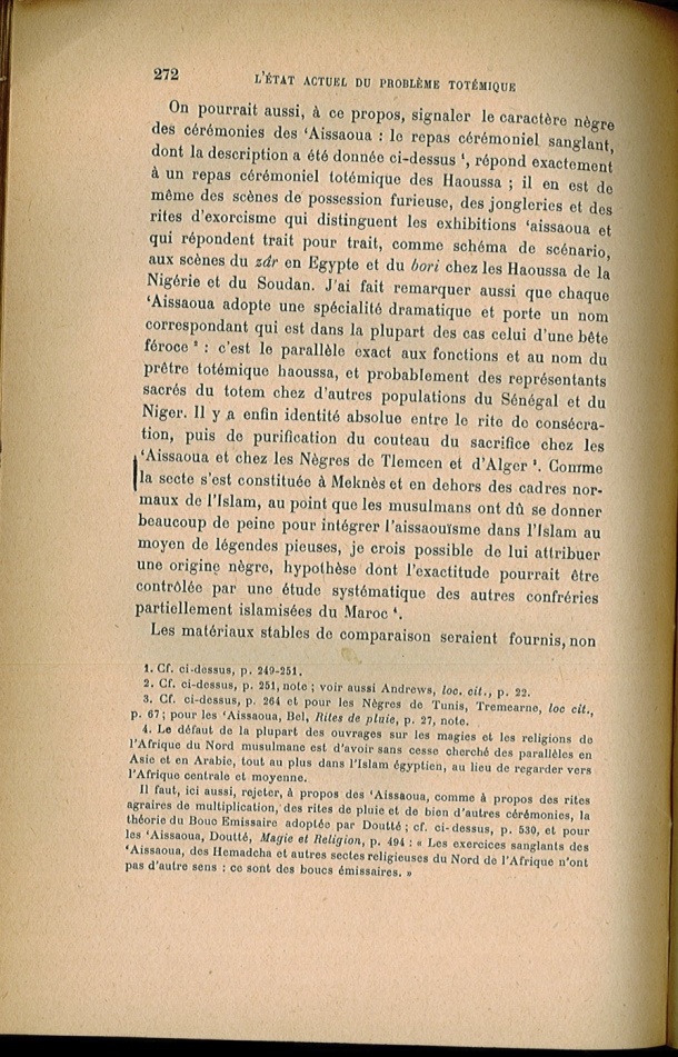 Arnold Van Gennep, l'État Actuel du Problème Totémique, 1920 / Arnold Van Gennep, l'État Actuel du Problème Totémique, 1920 / Van Gennep, Arnold /