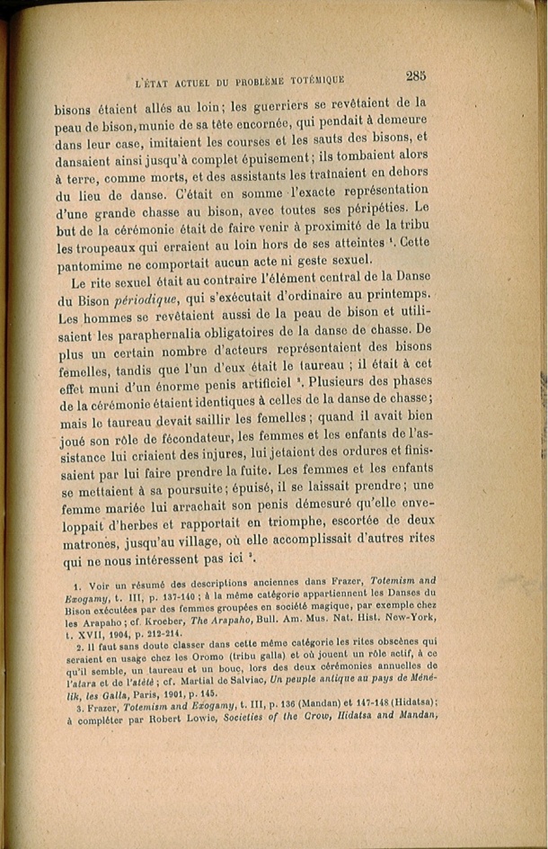 Arnold Van Gennep, l'État Actuel du Problème Totémique, 1920 / Arnold Van Gennep, l'État Actuel du Problème Totémique, 1920 / Van Gennep, Arnold /