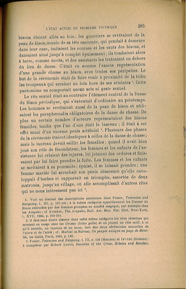 Arnold Van Gennep, l'État Actuel du Problème Totémique, 1920 / Arnold Van Gennep, l'État Actuel du Problème Totémique, 1920 / Van Gennep, Arnold / 