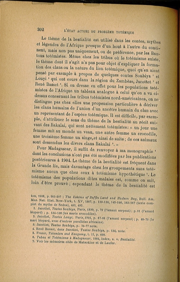 Arnold Van Gennep, l'État Actuel du Problème Totémique, 1920 / Arnold Van Gennep, l'État Actuel du Problème Totémique, 1920 / Van Gennep, Arnold /