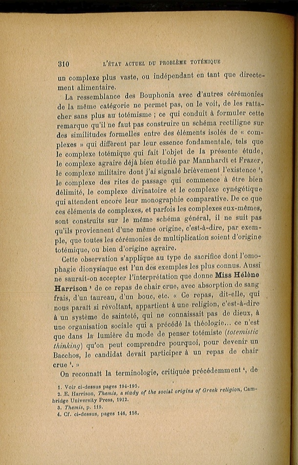 Arnold Van Gennep, l'État Actuel du Problème Totémique, 1920 / Arnold Van Gennep, l'État Actuel du Problème Totémique, 1920 / Van Gennep, Arnold /