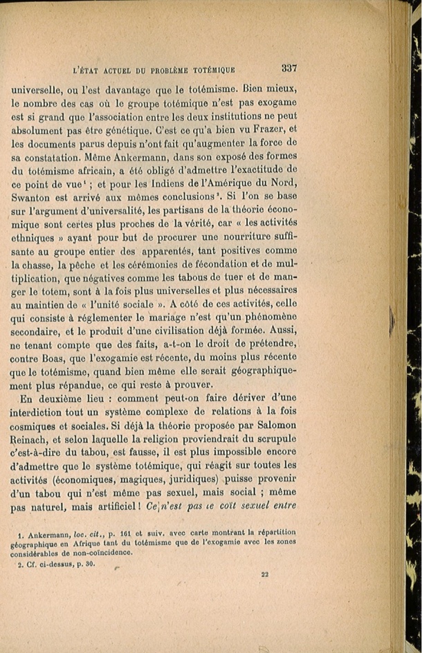 Arnold Van Gennep, l'État Actuel du Problème Totémique, 1920 / Arnold Van Gennep, l'État Actuel du Problème Totémique, 1920 / Van Gennep, Arnold /