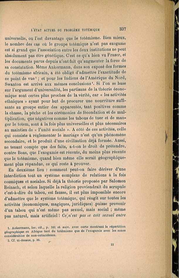 Arnold Van Gennep, l'État Actuel du Problème Totémique, 1920 / Arnold Van Gennep, l'État Actuel du Problème Totémique, 1920 / Van Gennep, Arnold / 