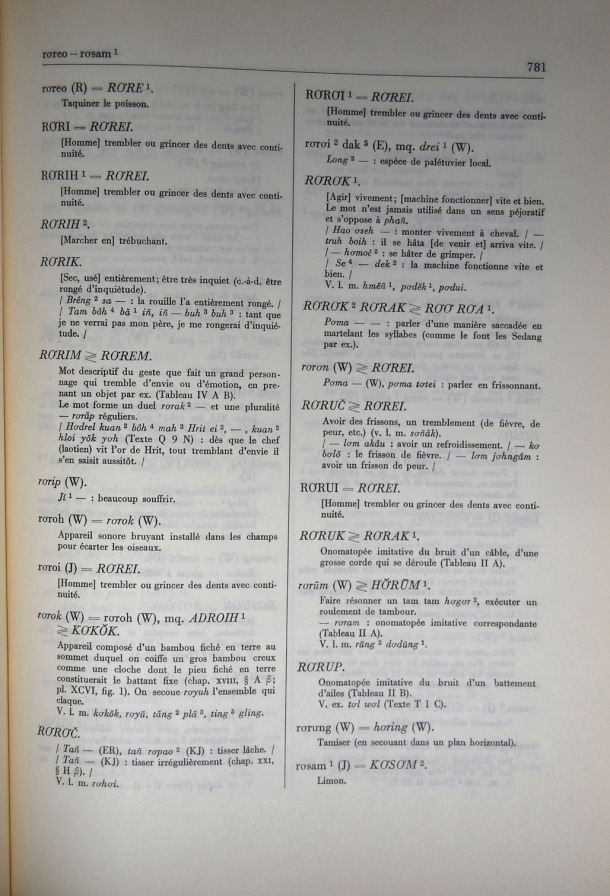 Dictionnaire Bahnar-Français, Guilleminet (tome 2, L-U) / Dictionnaire Bahnar-Français, Guilleminet (tome 2, L-U) / Guilleminet, Paul /  Viet Nam/ Viet Nam