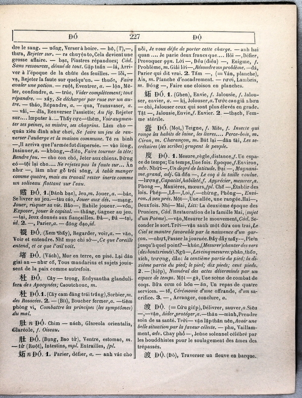 Dictionnaire Annamite-Français, par J.F.M. Génibrel / Dictionnaire Annamite-Français, par J.F.M. Génibrel / Génibrel, J.F.M. /  Viet Nam/ Viet Nam