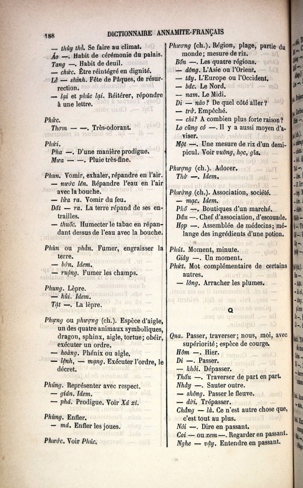 Dictionnaire Elémentaire Annamite-Français, Legrand de la Liraye / lettre Q / Legrand de la Liraye /  Viet Nam/ Viet Nam