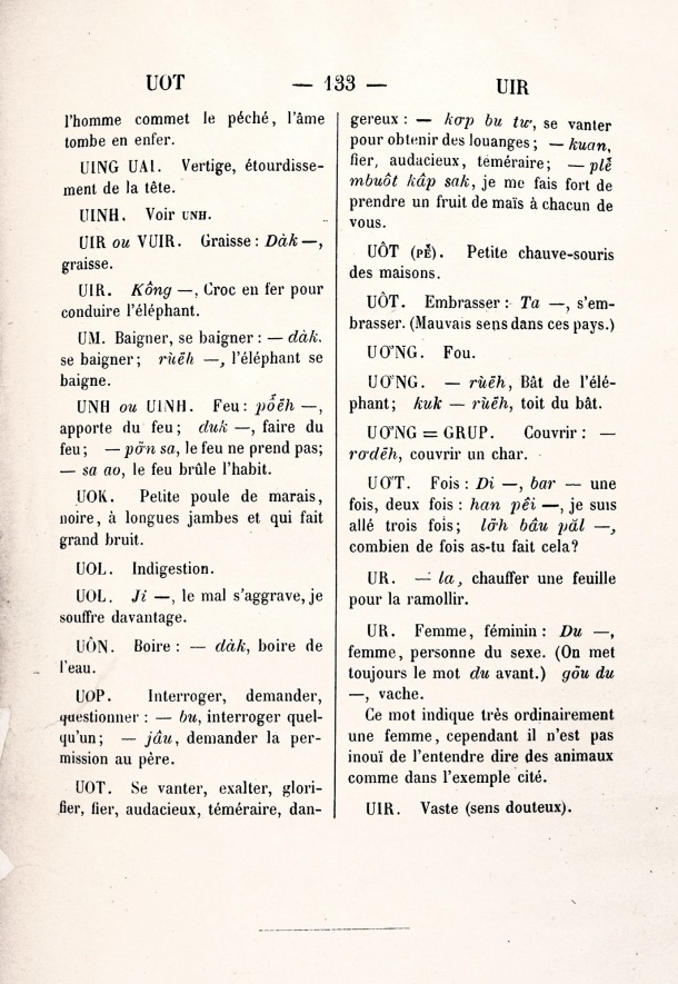 Dictionnaire Stieng, H. Azémar / Dictionnaire Stieng, H. Azémar / Azémar, H. /  Viet Nam/ Viet Nam