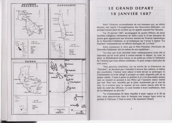 Apôtres des Nouvelles Hébrides / Cartes / Le grand départ 18 janvier 1887 / Paul Monnier /  Vanuatu/ Vanuatu