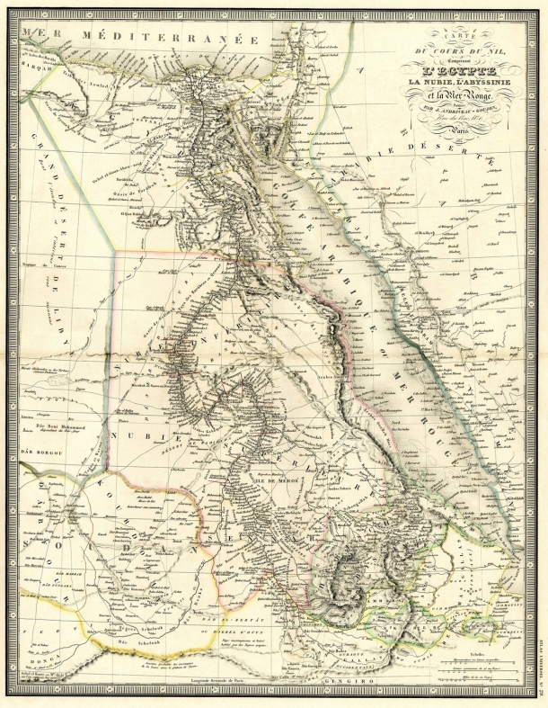 General historical maps / L'Egypte. La Nubie, l'Abyssinie / Divers, /  Egypt/ Égypte