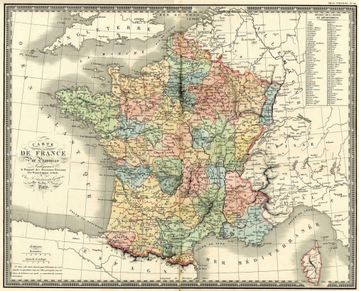 General historical maps / Carte de France par Provinces / Divers, /  Egypt/ Égypte