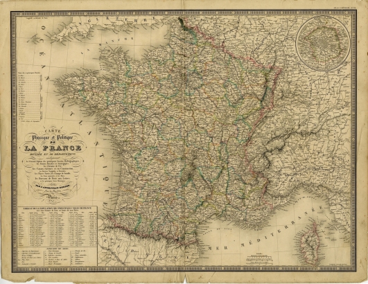 General historical maps / Carte physique et politique de la France / Divers, /  Egypt/ Égypte