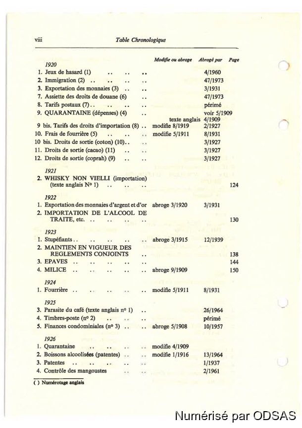 Règlementation Conjointe des Nouvelles-Hébrides, Tome 1 / Règlementation Conjointe des Nouvelles-Hébrides, Tome 1 / Commissaires, Résidents / Vanuatu/ Vanuatu