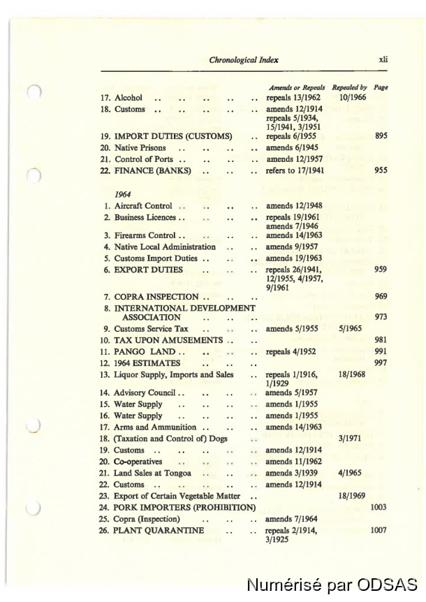Règlementation Conjointe des Nouvelles-Hébrides, Tome 1 / Règlementation Conjointe des Nouvelles-Hébrides, Tome 1 / Commissaires, Résidents / Vanuatu/ Vanuatu