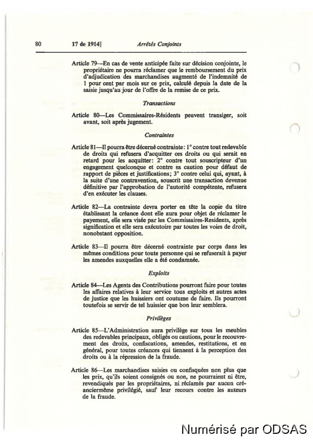 Règlementation Conjointe des Nouvelles-Hébrides, Tome 1 / Règlementation Conjointe des Nouvelles-Hébrides, Tome 1 / Commissaires, Résidents /  Vanuatu/ Vanuatu