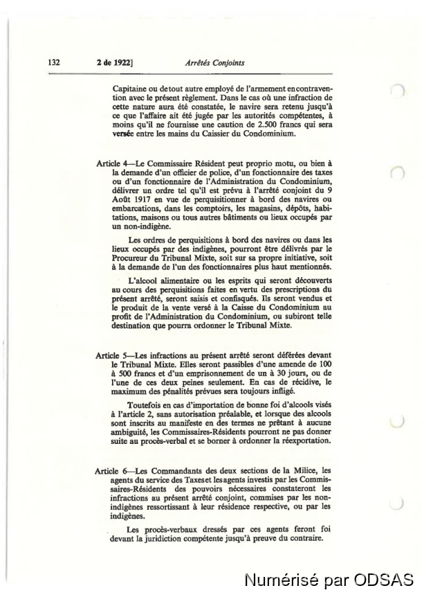 Règlementation Conjointe des Nouvelles-Hébrides, Tome 1 / Règlementation Conjointe des Nouvelles-Hébrides, Tome 1 / Commissaires, Résidents / Vanuatu/ Vanuatu