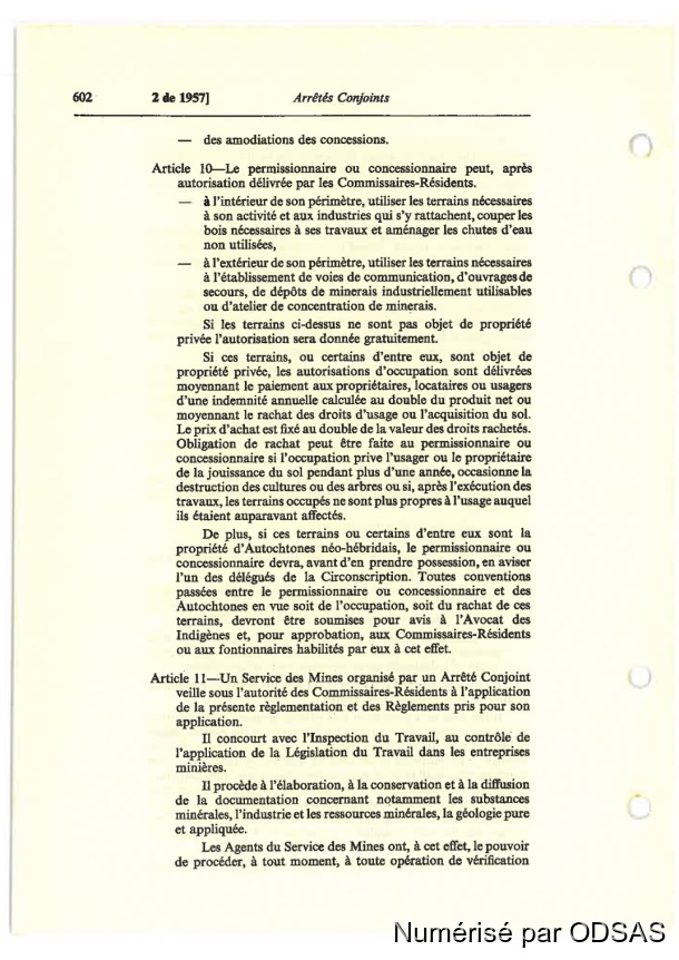 Règlementation Conjointe des Nouvelles-Hébrides, Tome 1 / Règlementation Conjointe des Nouvelles-Hébrides, Tome 1 / Commissaires, Résidents / Vanuatu/ Vanuatu