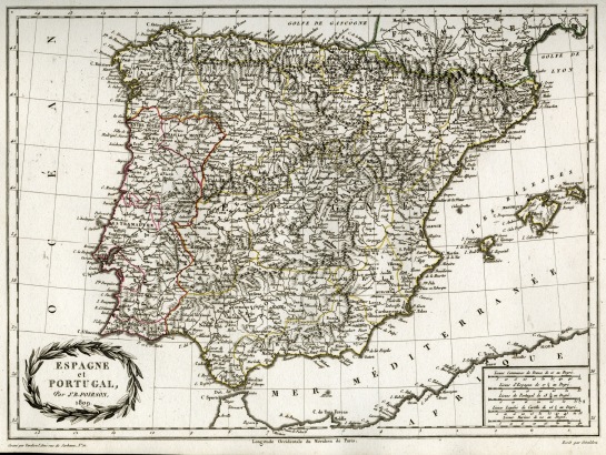 Précis de la Géographie universelle, M. Malte-Brun, 1810 / Espagne et Portugal / J.B. Poirson / Espagne, Portugal historiques