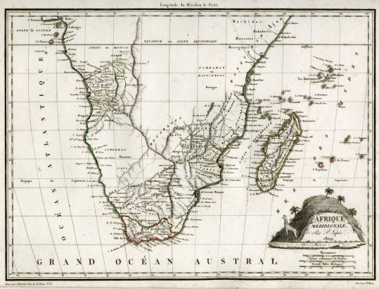 Précis de la Géographie universelle, M. Malte-Brun, 1810 / Afrique méridionale / P. Lapie / Afrique (du Sud)