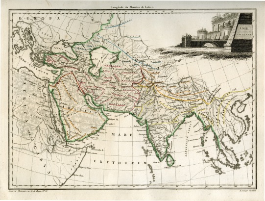 Atlas supplémentaire du Précis de la Géographie Universelle, Malte-Brun, 1812 / Asie Ancienne / Lapie, Pierre M.; Malte-Brun, Conrad / Asie, Moyen Orient
