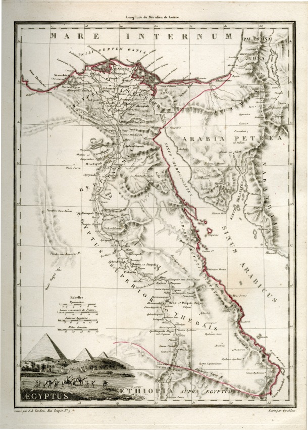 Atlas supplémentaire du Précis de la Géographie Universelle, Malte-Brun, 1812 / Egyptus / Lapie, Pierre M.; Malte-Brun, Conrad / Egypte