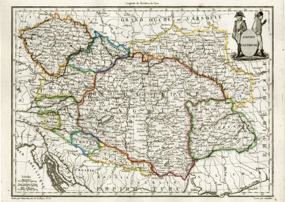 Atlas supplémentaire du Précis de la Géographie Universelle, Malte-Brun, 1812 / Empire d'Autriche / Lapie, Pierre M.; Malte-Brun, Conrad / Autriche