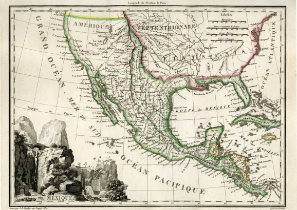Atlas supplémentaire du Précis de la Géographie Universelle, Malte-Brun, 1812 / Mexique / Lapie, Pierre M.; Malte-Brun, Conrad / Mexique