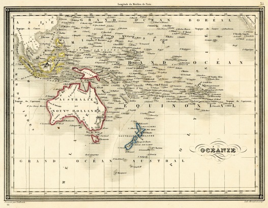 Atlas universel de Géographie Ancienne et Moderne, par Guillemin / Océanie / Guillemin / 
