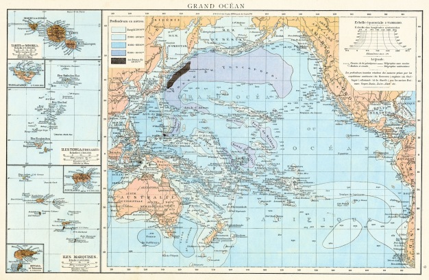 Atlas de Géogrpahie Moderne / Grand Océan (Océanie / Pacifique) / Divers, / 
