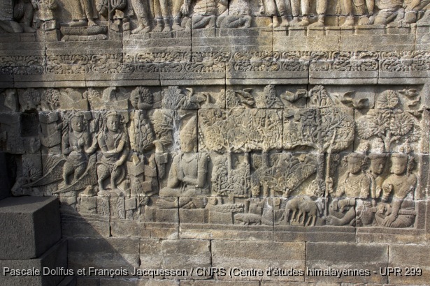 Borobudur > Galerie I > Mur inférieur : Histoire du roi Bhallatiya / Borobudur > Galerie I > Mur inférieur : Histoire du roi Bhallatiya / Dollfus, Pascale; Jacquesson, François /  Indonesia/ Indonésie