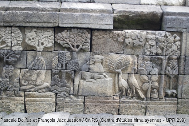 Borobudur > Galerie I > Balustrade inférieure : Histoire du lièvre / Borobudur > Galerie I > Balustrade inférieure : Histoire du lièvre / Dollfus, Pascale; Jacquesson, François /  Indonesia/ Indonésie