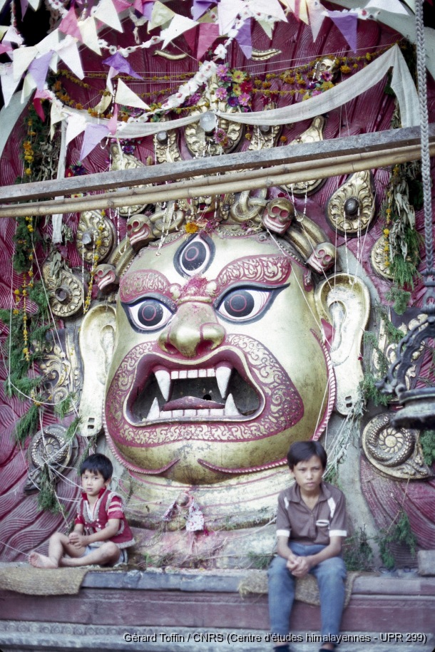Album Indra Jatra (1974-2005) / Indra Jatra : Svet Bhairav à Hanuman Dhoka 
  / Toffin, Gérard  / Kathmandu (Kathmandu district), Népal 
