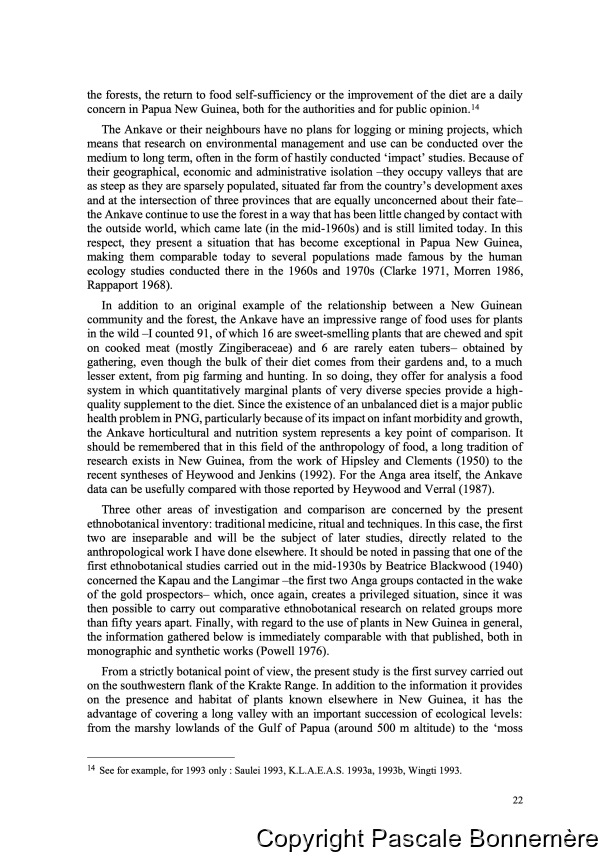 Inventaire ethnobotanique ankave / Ankave Ethnobotany / Inventaire ethnobotanique ankave / Ankave Ethnobotany / Bonnemère, Pascale /  Papua New Guinea/ Papouasie-Nouvelle-Guinée