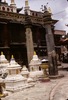Stupa de Swayambhunath. Cour.