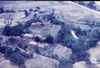 Vue aérienne de la vallée de Kathmandu. Maisons parbatiya (caste de paysans indo-népalais).