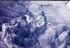 Vue aérienne de la vallée de Kathmandu.