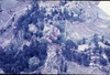 Vue aérienne de la vallée de Kathmandu.  