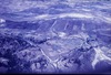 Vue aérienne de la vallée de Kathmandu.