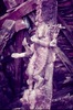 Divinité sculptée sur un aisselier du monastère de Tadhu Che baha.