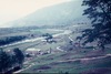 Sur la route de Chobar avec vue sur la Bagmati.