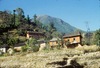 Maisons parbatiya (caste de paysans indo-népalais).