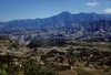 Vue de Pharping depuis la montée sur la colline d'Asura. 