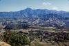 Vue de Pharping depuis la montée sur la colline d'Asura. 